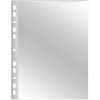 Q-CONNECT geperforeerde showtas A4 11-gaatsperforatie glashelder 50 micron pak van 25 stuks - thumbnail