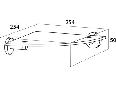 Hoekplanchet Tiger Boston RVS