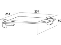 Hoekplanchet Tiger Boston RVS - thumbnail