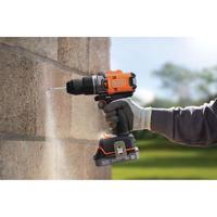 Trapano avvitatore a percussione Black+Decker BLD683XN-XJ 18V - Ecologico - Batteria non inclusa - thumbnail