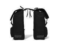double cargo bag 38L recycled zwart - thumbnail