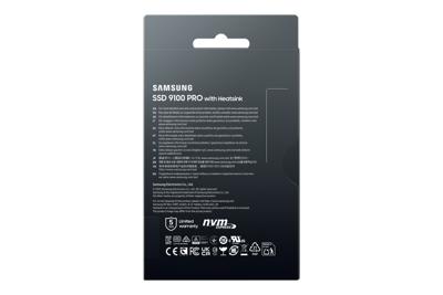 Samsung MZ-VAP2T0CW 9100 PRO SSD, 2 TB, M.2 NVME, PCIe 5, 14700 MB/s, Heatsink - thumbnail