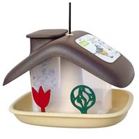 Domek Vogelvoederhuis - bruin - thumbnail