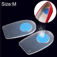 1 paar silicagel comfort demping hiel pads maat: M - thumbnail