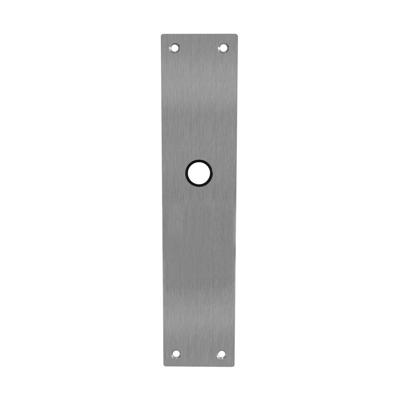 Intersteel renovatieschild rechthoekig 250x55x2mm blind - RVS