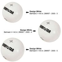 Derbystar Classic TT II Voetbal Wit Zwart Zilver - thumbnail