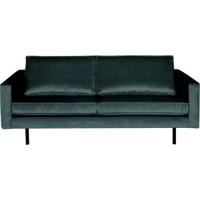 WOOOD Rodeo 2,5-zits bank velvet groenblauw - thumbnail