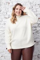 Ulla Popken colpullover - Grote Maten - thumbnail