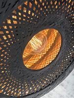 GOOD&MOJO Hanglamp 'Palawan' Small, Bamboe, kleur Naturel/Zwart - thumbnail