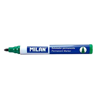 Permanente markeerstift Milan Groen PVC 12 Stuks (Ø 4 mm)