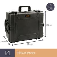 WCS Protection 540TR H245 koffer zwart incl. plukschuim - thumbnail