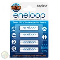 4 x AAA Panasonic Eneloop batterijen - 800mAh - thumbnail