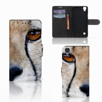LG X Style Telefoonhoesje met Pasjes Cheetah - thumbnail