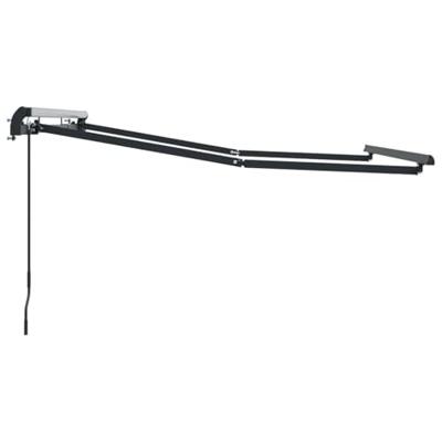 VidaXL Zijde frame antraciet 2,5 x 2 m metaal