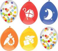 Haza Witbaard Ballonnenmix sint, 6st. - thumbnail
