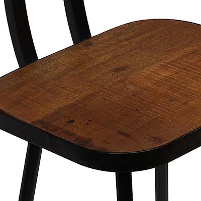 VidaXL Barkrukken 4 st massief gerecycled hout