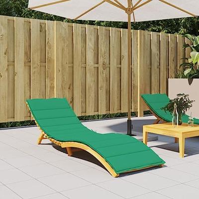 VidaXL Ligbedkussen 200x60x3 cm oxford stof groen VidaXL Ligbedkussen 200x60x3 cm oxford stof groen