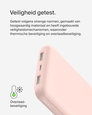 Belkin BoostCharge 3-poorts 10.000 mAh - 15 W powerbank - thumbnail