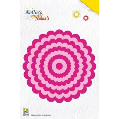 Nellie's Choice • multi frame dies golvend cirkel 9st.