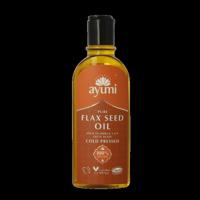 Ayumi Pure flax seed oil cold pressed 150 Milliliter - thumbnail
