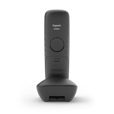 Gigaset E290Hx Universele Handset, Draadloze Ip-Telefoon Voor Senioren Voor Aansluiting Op Uw Basisstation Of Router, Met Zeer Grote Toetsen, Extra Luid Functie, Compatibel Met Hoorapparaat, Zwart