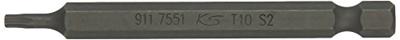 KS Tools 911.7551 9117551 Torx-bit T 10 Speciaal staal Vernikkeld E 6.3 1 stuk(s) KS Tools 911.7551 9117551 Torx-bit T 10 Speciaal staal Vernikkeld E 6.3 1 stuk(s)