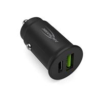 Ansmann InCar Charger CC230PD USB-oplader 30 W 1x USB-A, 1x USB-C USB PD Zwart Auto, Vrachtwagen - thumbnail