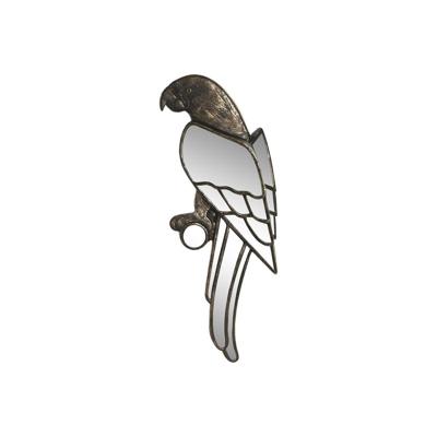 Wanddecoratie Home ESPRIT Gouden Modern Papegaai 18,5 X 5,5 X 49,5 CM