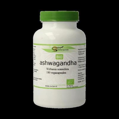 Surya Ashwagandha bio 180 Vegetarische capsules