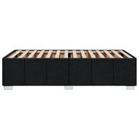 Bedframe zonder matras 80x200 cm stof zwart - thumbnail