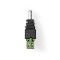 Nedis CCTV-Security Connector | 2-Voudig Aansluitblok | 5,5 x 2,1 mm Male | Male | Groen / Zwart | 1 stuks - CCTVCM11BK5 CCTVCM11BK5 - thumbnail