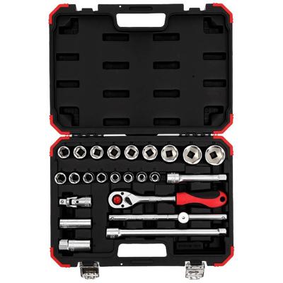 Gedore RED R69003024 3300055 Dopsleutelset Metrisch 1/2 24-delig