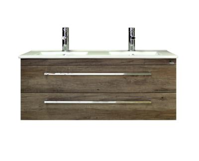 Sanicare Q1 badkamermeubel met 2 laden 120 cm truffel