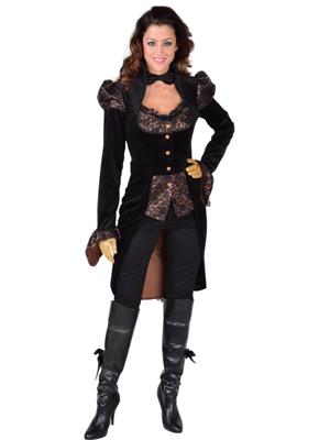 Steampunk jasje met kant Steampunk jasje met kant