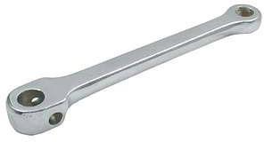 Bhogal Vinty Vinty crank 170mm met spie, zilver verchroomd