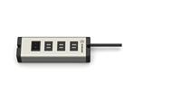 Ehmann USB Multilader 6-Port 6,3 A USB-laadstation 6x USB-A USB PD Aluminium, Zwart Binnen - thumbnail