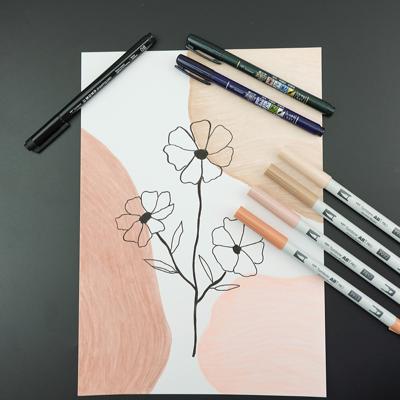 Tombow • fineliner mono drawing pen, line width 08 (approx. 0.60 mm), black