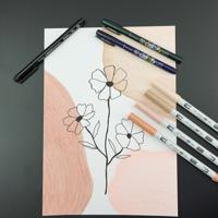 Tombow • fineliner mono drawing pen, line width 06 (approx. 0.50 mm), black - thumbnail