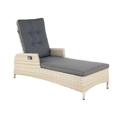 Ligbed Long Beach Sunrise Beige D 162 x B 68 x H 105 cm Oosterik Home - Oosterik home