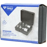 Brilliant Tools BT024006 BT024006 Dopsleuteladapterset Aandrijving 1/4 (6.3 mm), 3/8 (10 mm), 1/2 (12.5 mm), 3/4 (20 mm) 1 stuk(s) - thumbnail