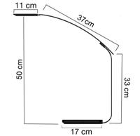 Unilux bureaulamp Timelight, zwart - thumbnail