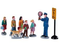 Kerstfiguur The crossing guard set of 8 LEMAX - Lemax - thumbnail