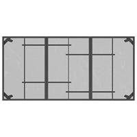 9-delige Tuinset metaalgaas antracietkleurig - thumbnail