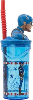 Beker met Rietje Capitán América CZ11331 360 ml 3D