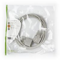 Nullmodemkabel | D-Sub 9-Pins Female - D-Sub 9-Pins Female | 3,0 m | Ivoor - thumbnail