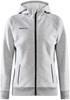 Craft 1910626 Core Soul Full Zip Hood Wmn - Grey Melange - XS - thumbnail