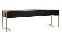 Hoofdtafel DKD Home Decor 150 x 36 x 48 cm Metaal Hout Aluminium - thumbnail