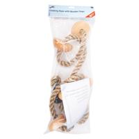 Small Foot - klimladder met houten opstapjes, 190cm - thumbnail