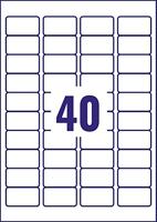 Etiket Avery J8654-25 45.7x25.4mm wit 1000 etiketten - thumbnail