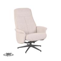 LABEL51 Fauteuil Bergen - Naturel - Boucle - Excl. Hocker - thumbnail